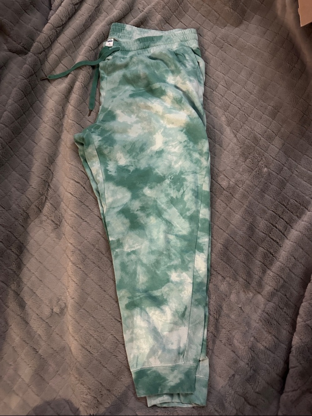 Women's Green Tie-Dye Jogger Pants - Old Navy
